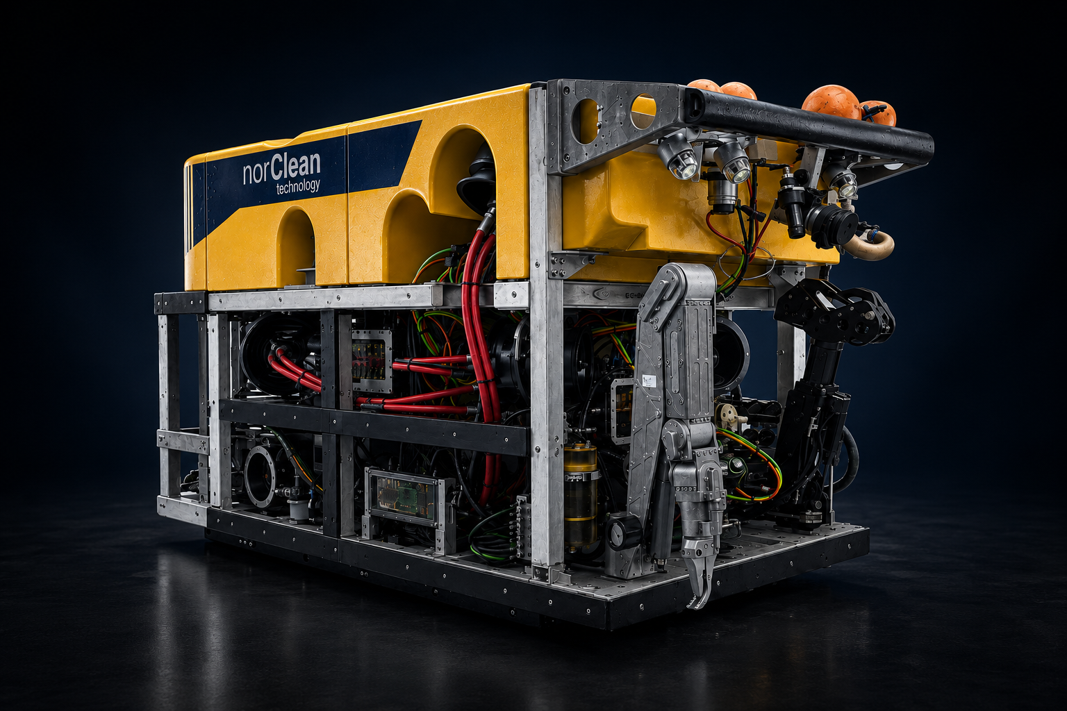 NorClean work-class ROV with dual manipulators and custom tooling